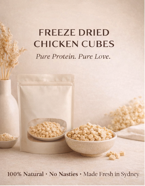 Freeze Dried Chicken Cubes (Training Bites)