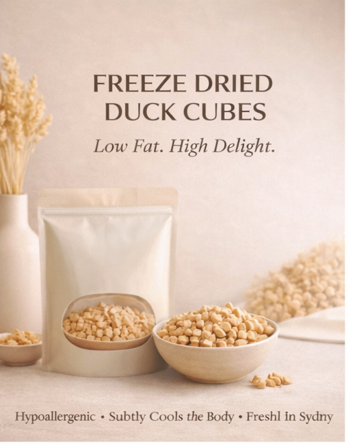 Freeze-Dried Duck Cubes (Hypoallergenic Training Treats)