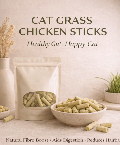 Cat-Grass-Chicken-Freeze-Dried-Treats