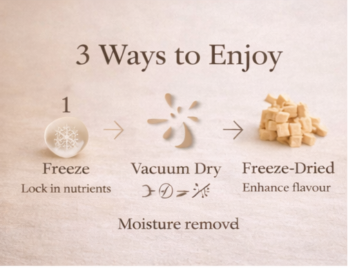 Freeze-Dried Duck Cubes (Hypoallergenic Training Treats)
