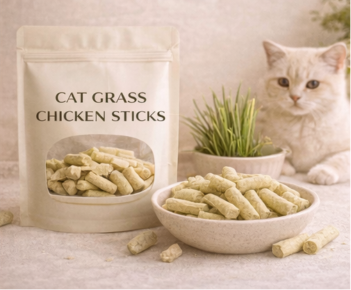 Cat-Grass-Chicken-Freeze-Dried-Treats
